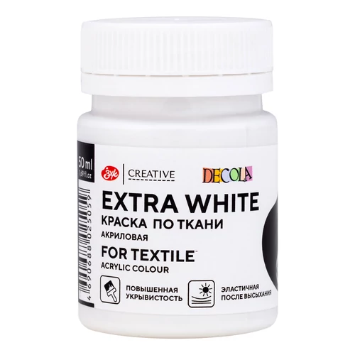 Decola művész textilfesték 110 Extra White 50 ml