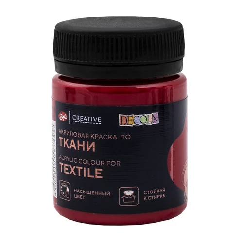 Decola művész textilfesték 319 Carmine 50 ml