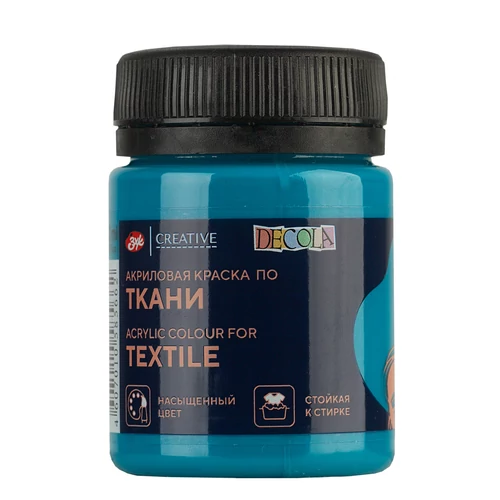 Decola művész textilfesték 507 Turquoise Blue 50 ml
