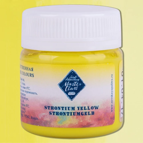 Master Class prémium gouache festék 40 ml 207 Strontium Yellow
