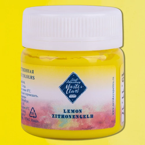 Master Class prémium gouache festék 40 ml 214 Lemon