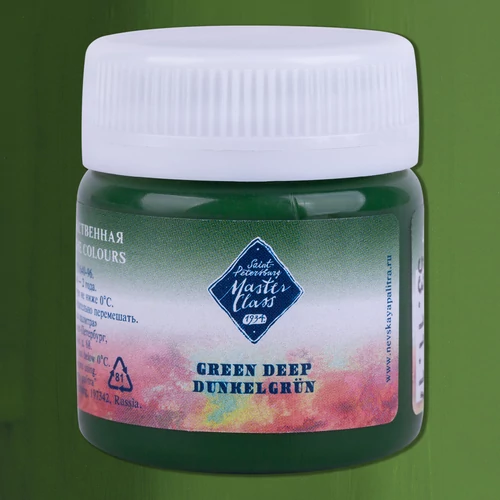 Master Class prémium gouache festék 40 ml 710 Green Deep