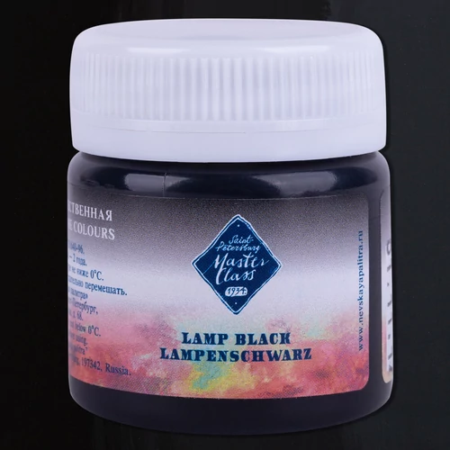 Master Class prémium gouache festék 40 ml 801 Lamp Black