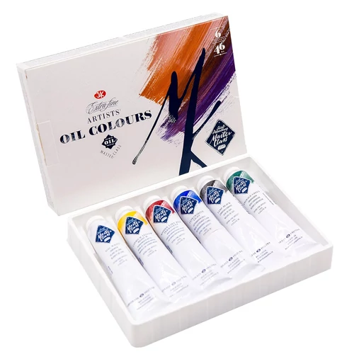 Master Class olajfesték 6 × 46 ml-es professzionális készlet (Nevskaya Palitra)