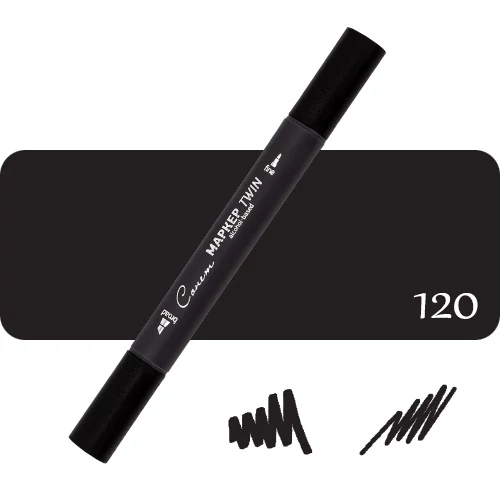 Sonnet kétvégű alkoholos marker, filctoll 120 Black