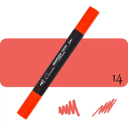 Sonnet kétvégű alkoholos marker, filctoll 14 Vermillion