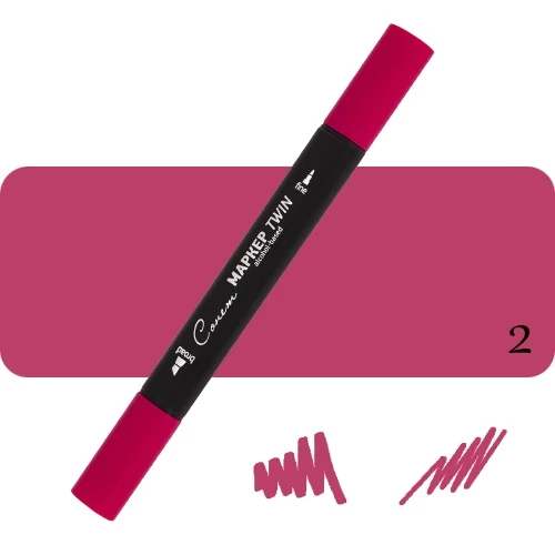 Sonnet kétvégű alkoholos marker, filctoll 2 Burgundy
