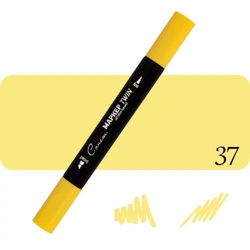Sonnet kétvégű alkoholos marker, filctoll 37 Pastel Yellow