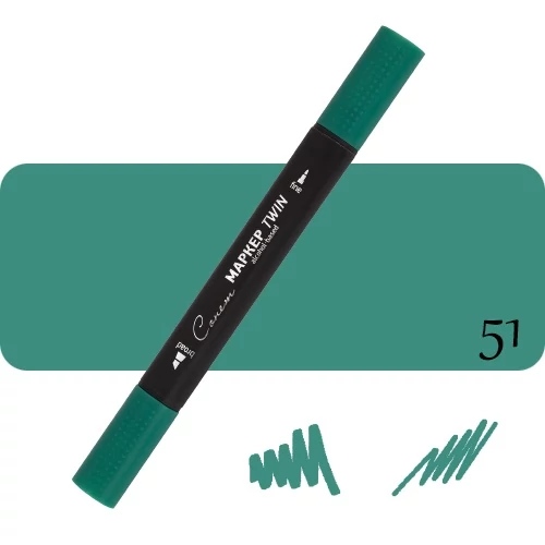 Sonnet kétvégű alkoholos marker, filctoll 51 Dark Green