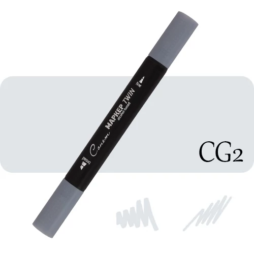 Sonnet kétvégű alkoholos marker, filctoll CG2 Cold Grey 2