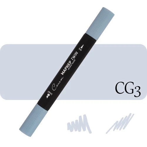 Sonnet kétvégű alkoholos marker, filctoll CG3 Cold Grey 3