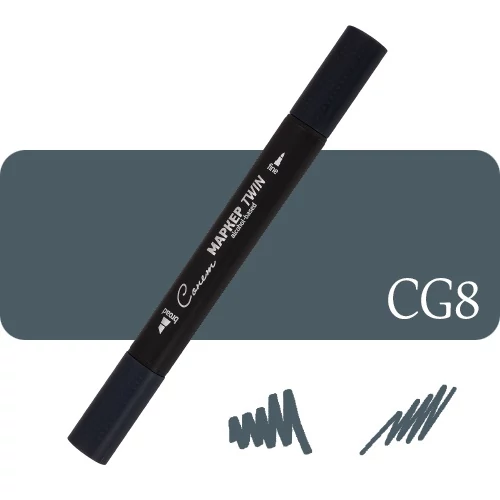 Sonnet kétvégű alkoholos marker, filctoll CG8 Cold Grey 8