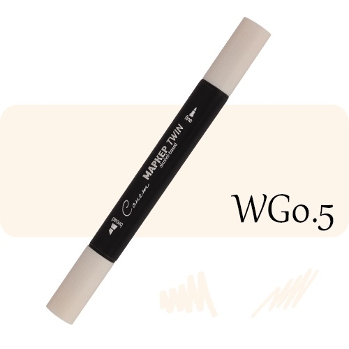 Sonnet kétvégű alkoholos marker WG0.5 Warm Grey 0
