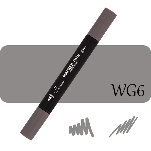 Sonnet kétvégű alkoholos marker, filctoll WG6 Warm Grey 6