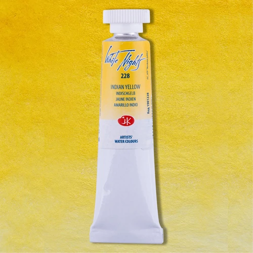 White Nights akvarellfesték 228 Indian Yellow 10 ml tubus, St Petersburg