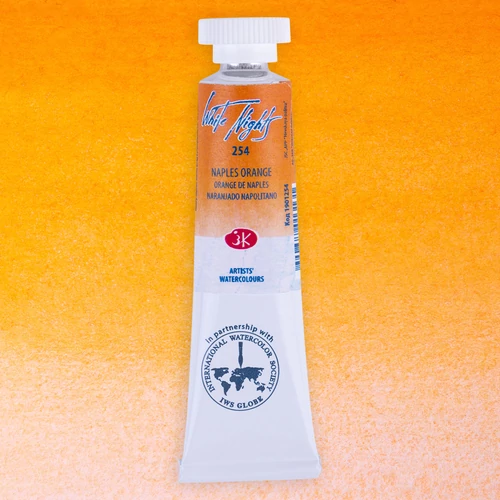White Nights akvarellfesték 254 Naples Orange 10 ml tubus, St Petersburg