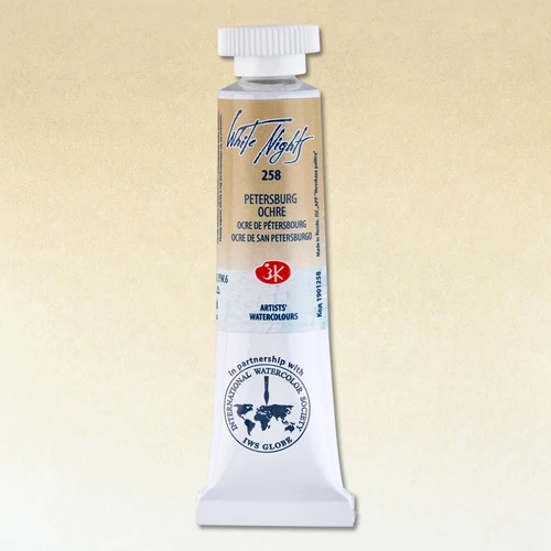 White Nights akvarellfesték 258 Petersburg Ochre 10 ml tubus