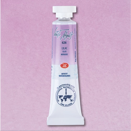 White Nights akvarellfesték 626 Lilac 10 ml tubus, St Petersburg
