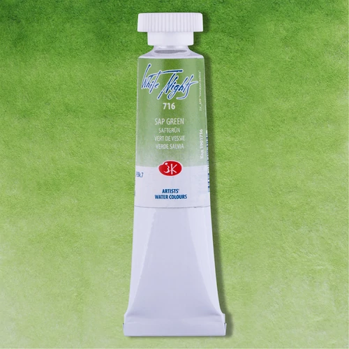 White Nights akvarellfesték 716 Sap Green 10 ml tubu, St Petersburgs
