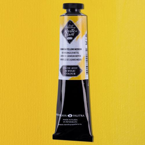 Master Class akrilfesték 46 ml, 201 Cadmium Yellow Medium