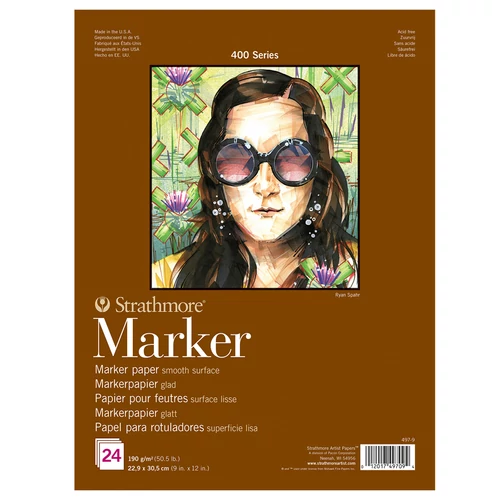 Strathmore markertömb 190 g 23 × 31 cm