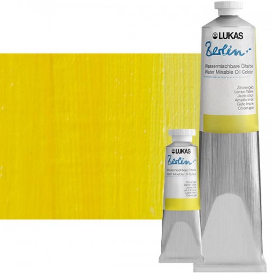 Lukas Berlin 37 ml-es és 200 ml-es művész olajfesték tubusok színminta előtt