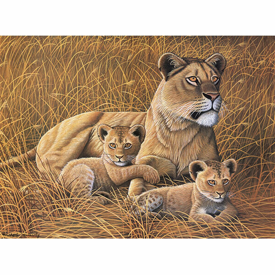 Royal Langnickel számfestő készlet Afrikai oroszlán 29 × 39 cm