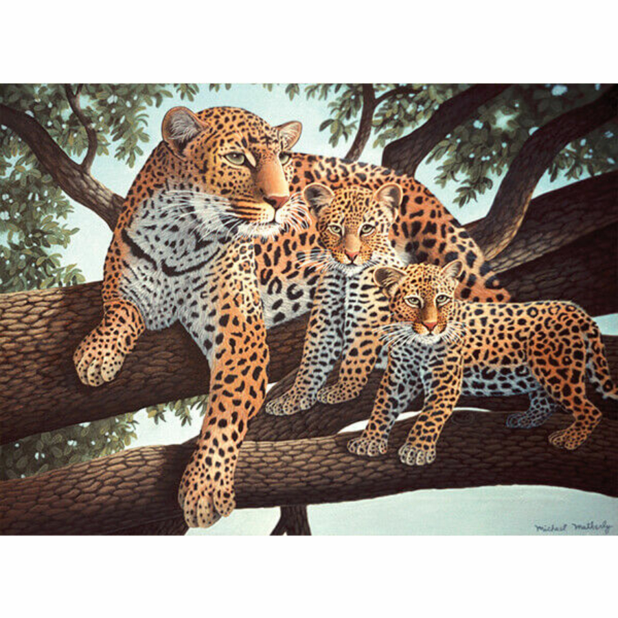 Royal Langnickel számfestő készlet Afrikai leopárd 29 × 39 cm