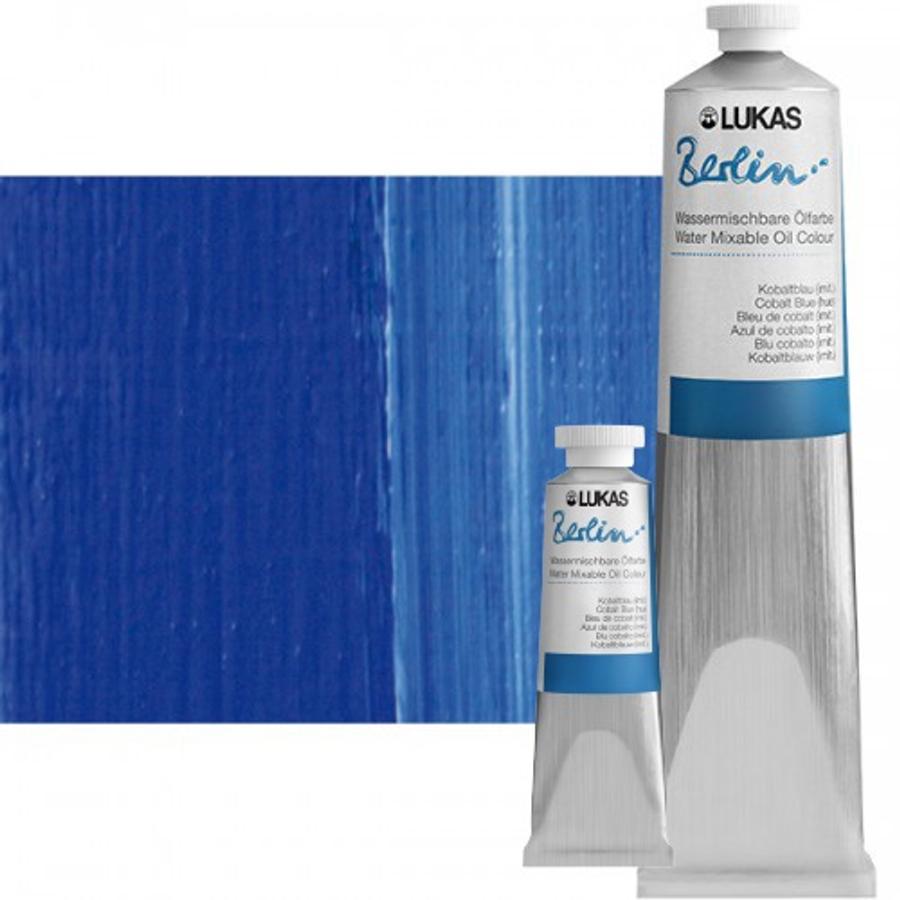 Lukas Berlin 37 ml-es és 200 ml-es művész olajfesték tubusok színminta előtt