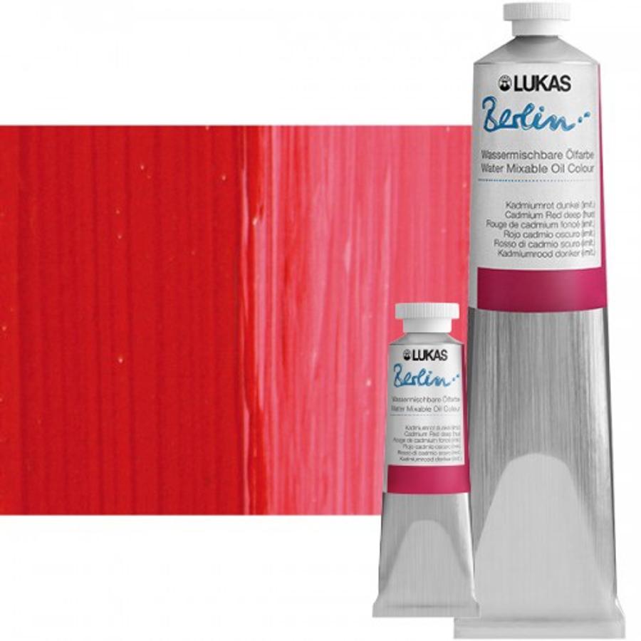 Lukas Berlin 37 ml-es és 200 ml-es művész olajfesték tubusok színminta előtt