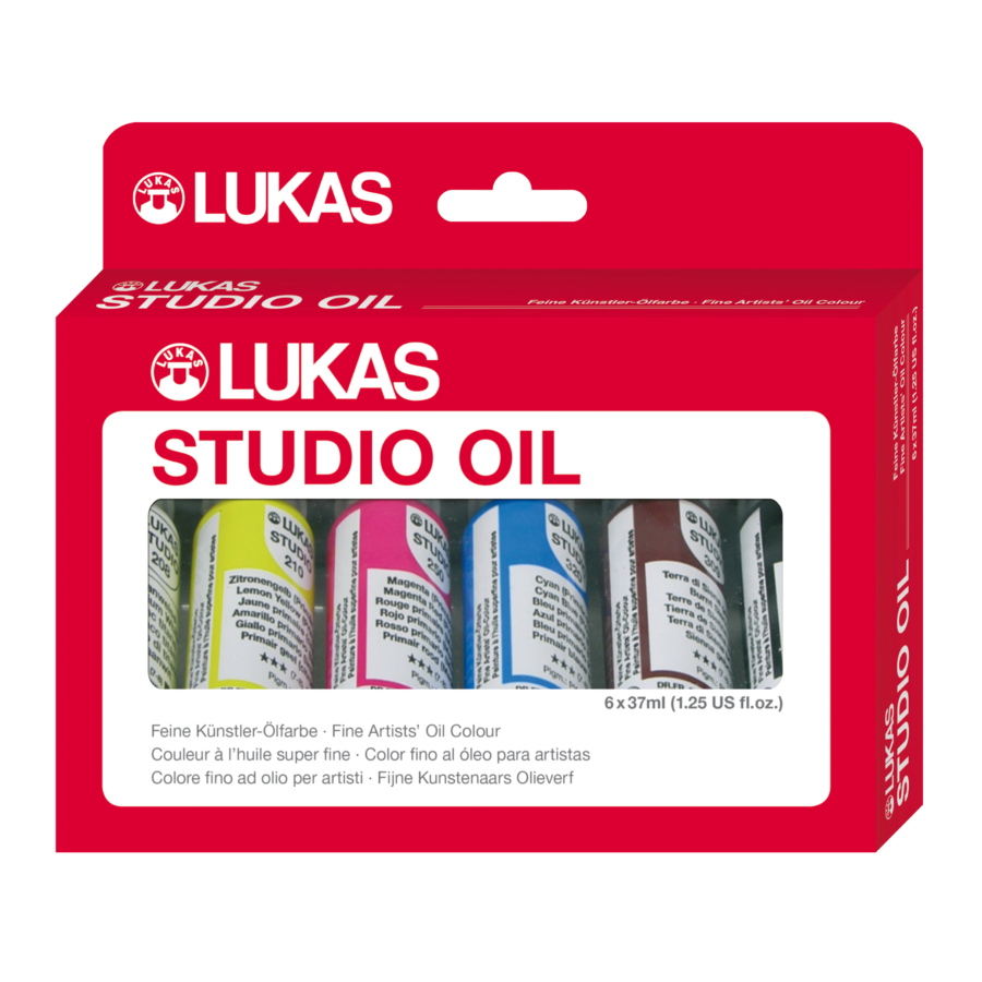Lukas Studio olajfesték készlet 6 × 37 ml