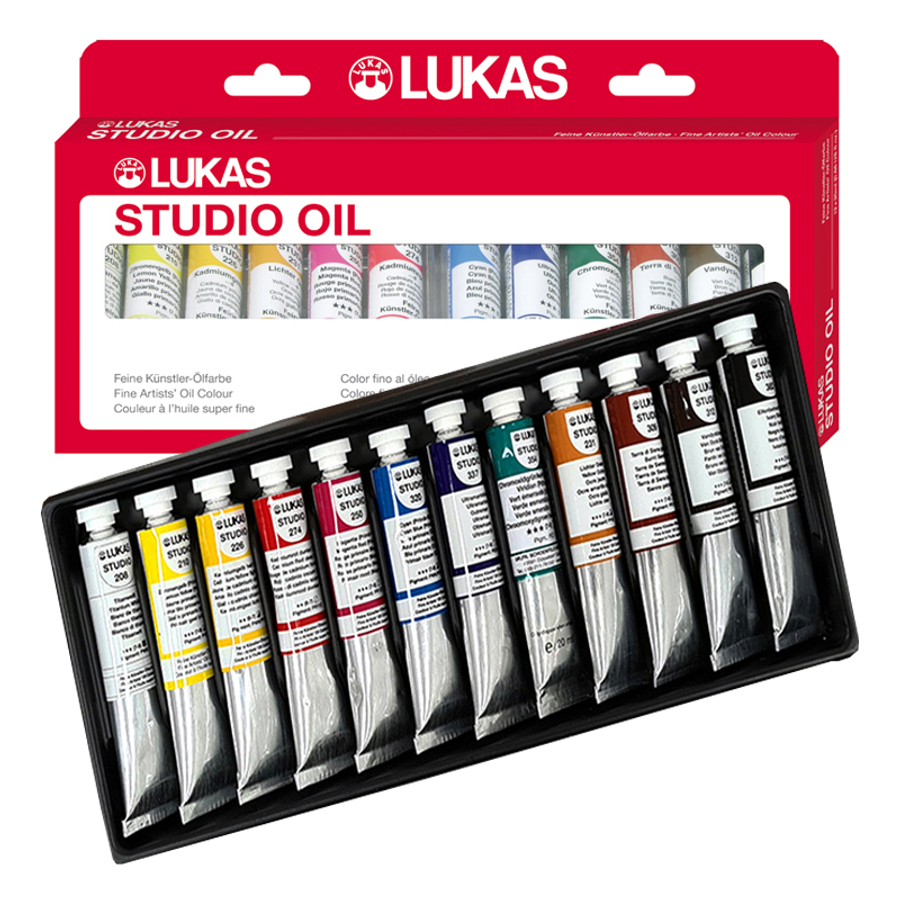 Lukas Studio olajfesték készlet 12 × 20 ml