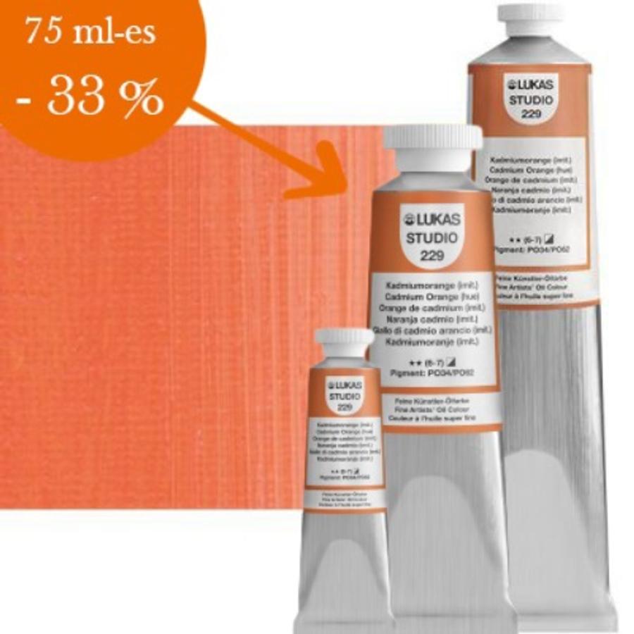 Olajfesték Lukas Studio olaj, 0229 Cadmium Orange (hue)