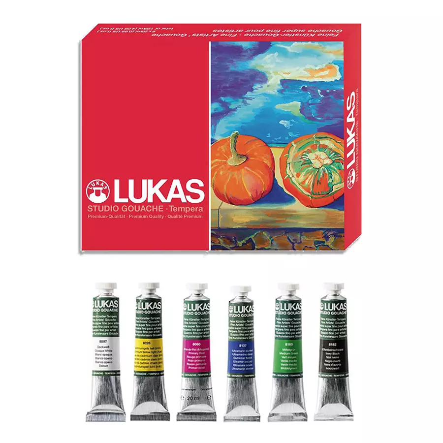 Lukas Studio Gouache készlet 6 × 20 ml