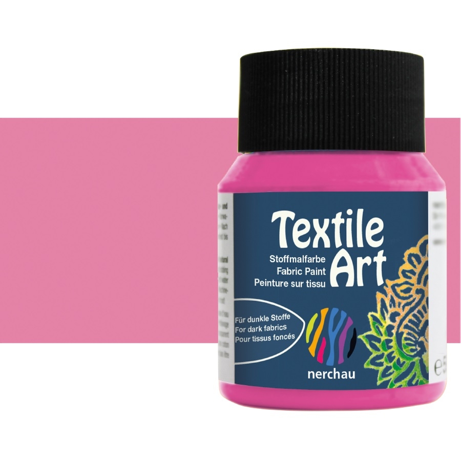 Művész textilfesték sötét textilhez 59 ml 314 Pink Lukas-Nerchau