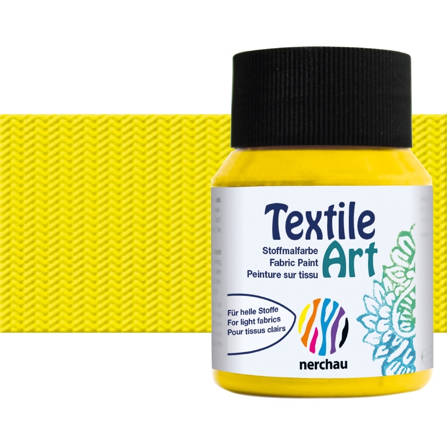 Művész textilfesték világos textilhez 59 ml 208 Medium Yellow Lukas-Nerchau