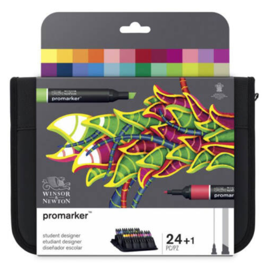 Promarker Winsor&Newton 24 db-os (Student Designer) filctoll készlet