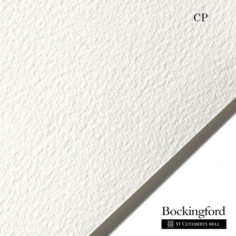 Bockingford CP (enyhén érdes felület) fehér akvarellpapír 425 g/m2 56 × 76 cm