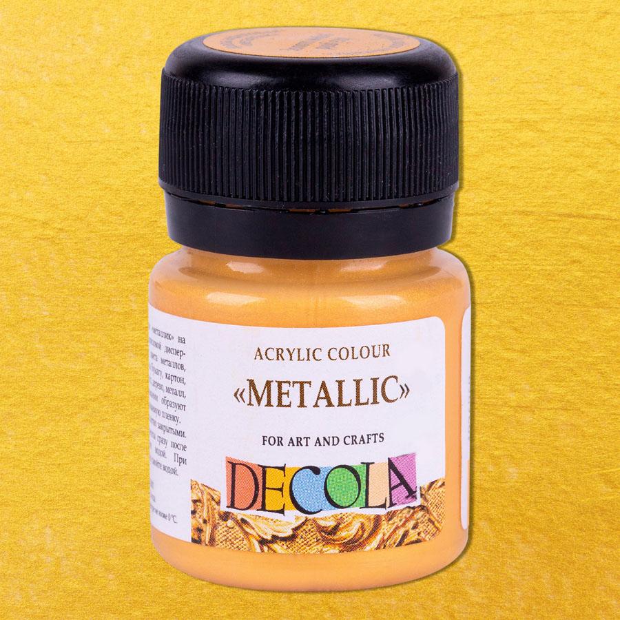 Decola hobby akrilfesték metál arany - Inca gold 20 ml