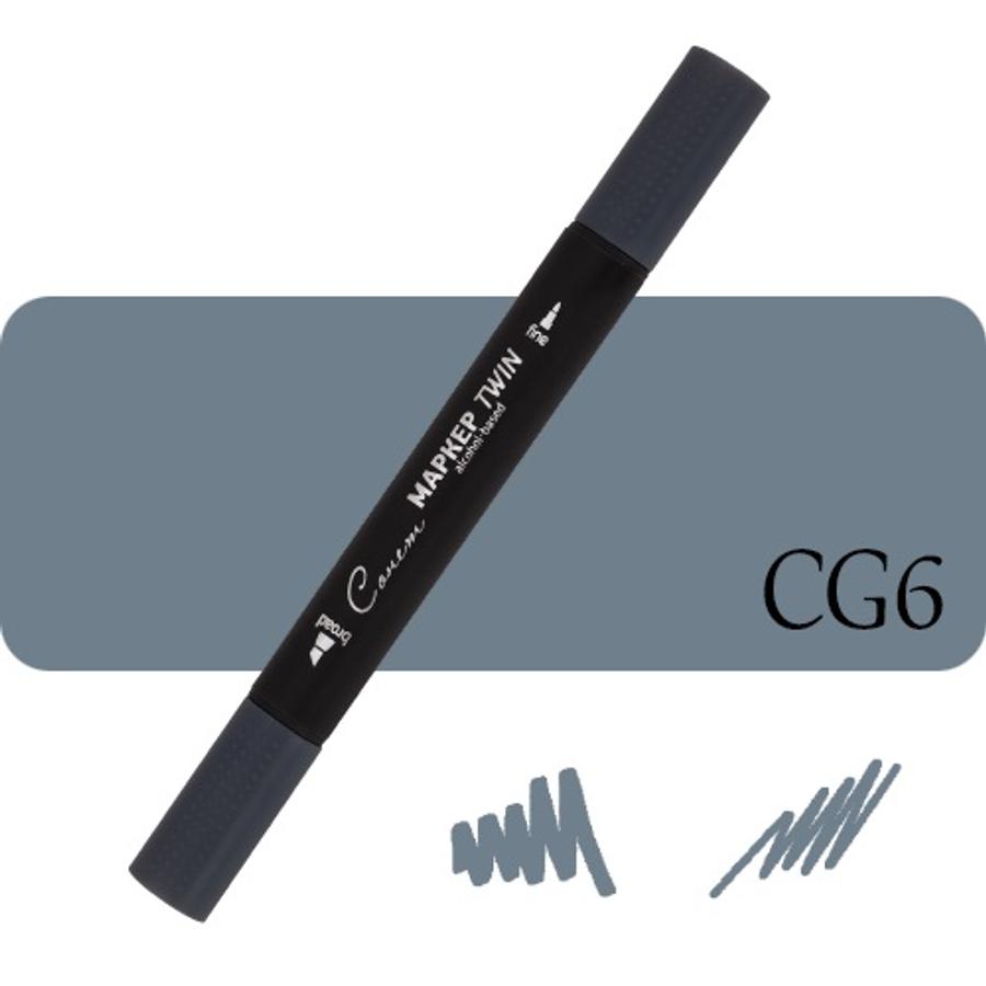 Sonnet kétvégű alkoholos marker CG6 Cold Grey 6