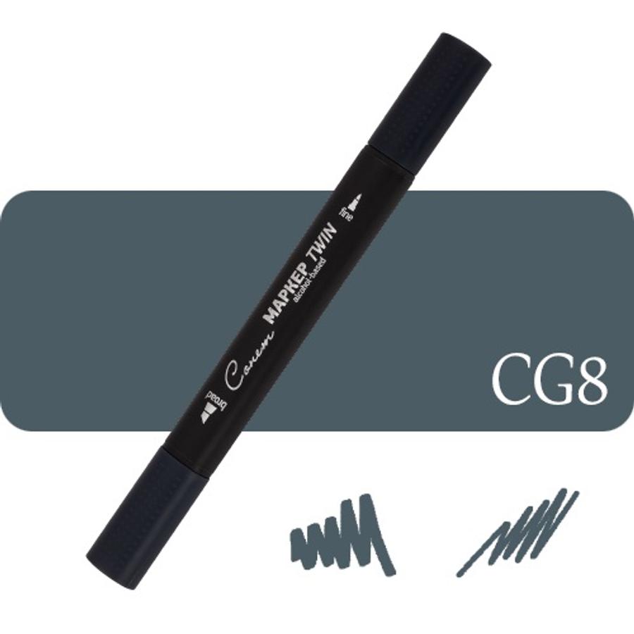 Sonnet kétvégű alkoholos marker CG8 Cold Grey 8