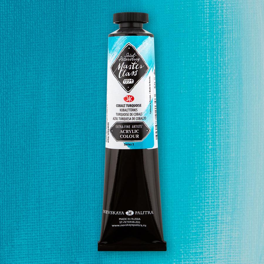 Master Class akrilfesték 46 ml, 531 Cobalt Turquoise